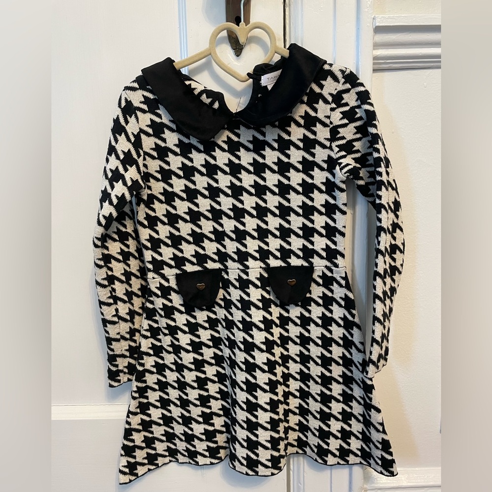 Girls houndstooth dress size 5-6T